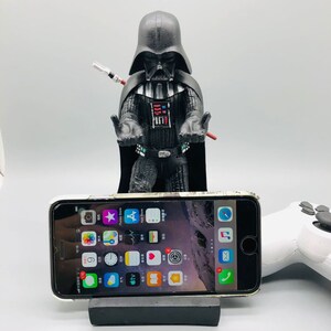Soporte para teléfono móvil y controlador de juegos de Darth Vader, Star Wars