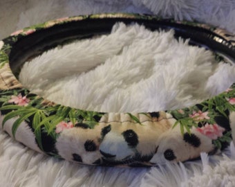 Almost Gone! Fully Lined All-Weather * Panda Pandemonium! * Steering Wheel Cover * Fully Lined All-Weather (c1)