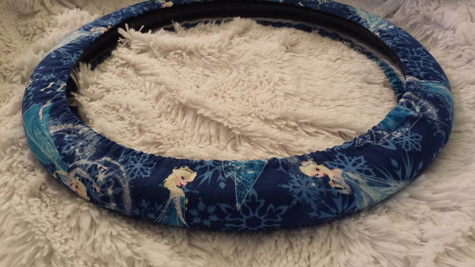 Fully Lined Allweather Elsa Frozen Steering Wheel Cover Etsy