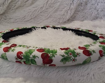Last Two | One Fully Lined All-Weather * Strawberry Patch * Steering Wheel Cover *  Leaves & Flowers
