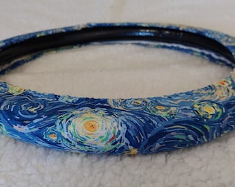 Fully Lined All-Weather * Steering Wheel Cover * Starry Night Sky * Layout Will Vary