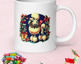 White glossy mug