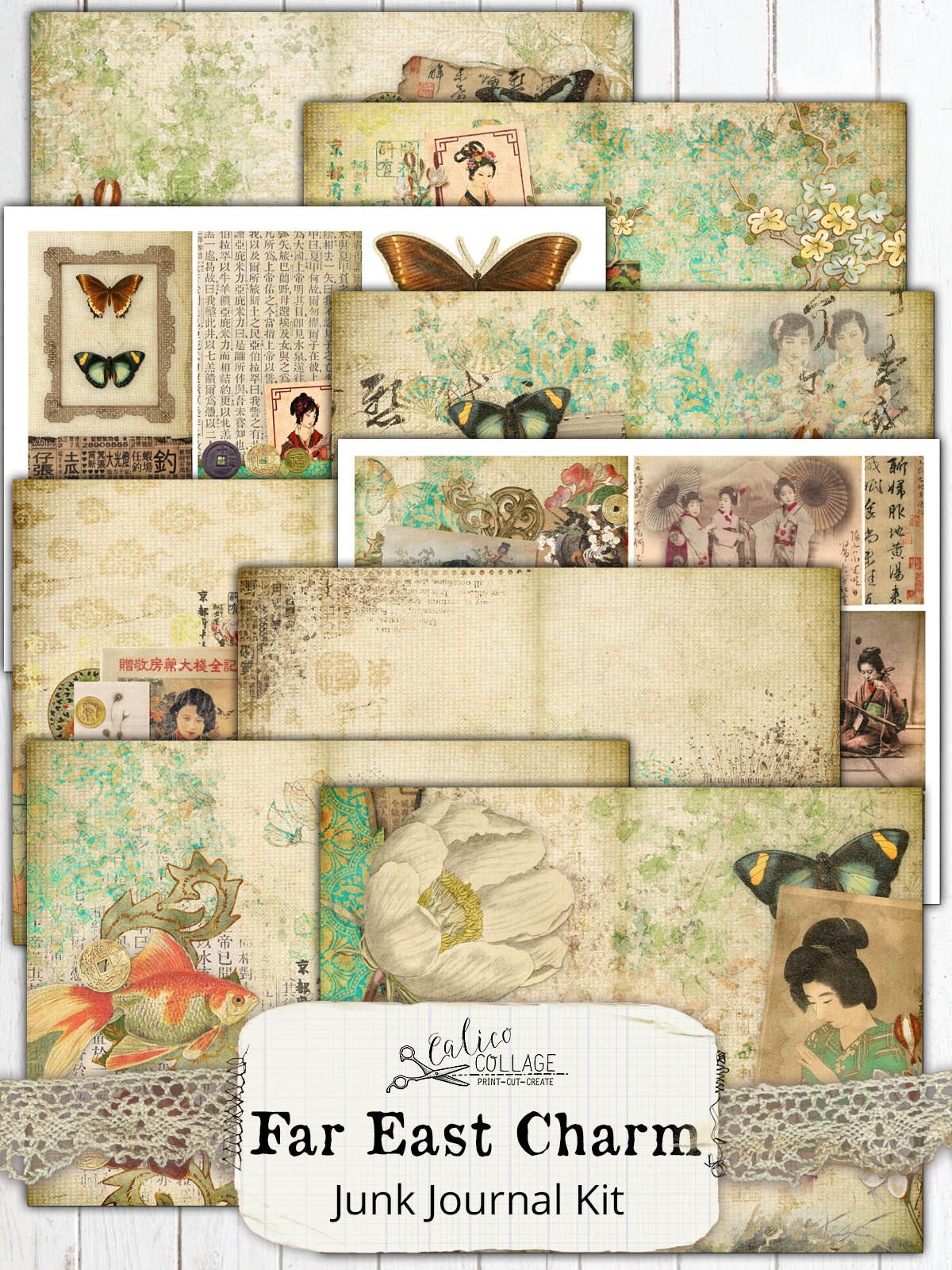 Japan Junk Journal - Etsy
