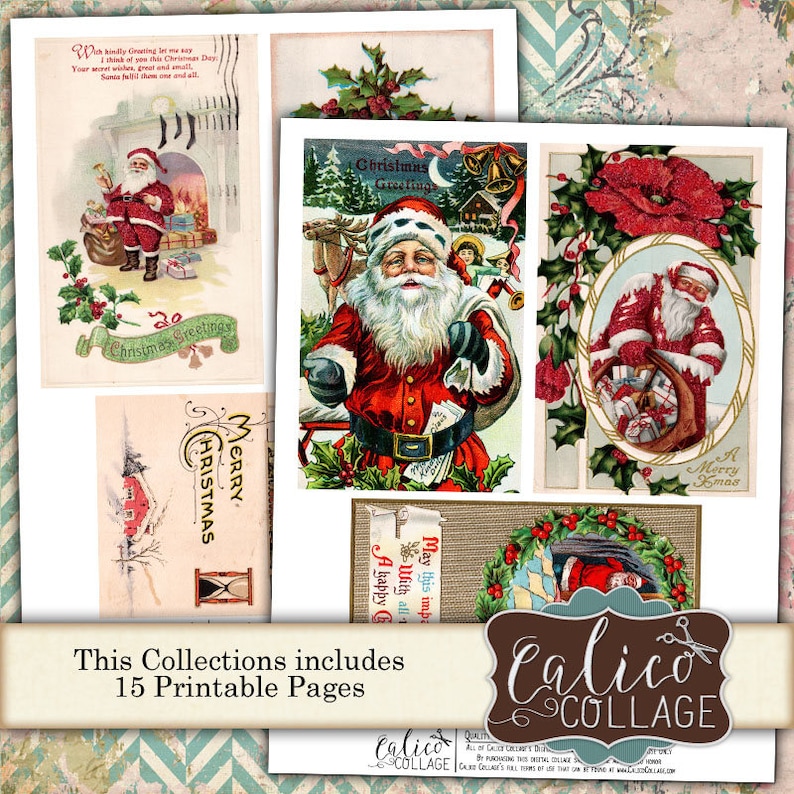 Printable Ephemera Vintage Christmas Holiday Nativity | Etsy