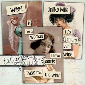 Imprimable, Wine Ladies, Funny Wine Quotes, Feuille de collage de vin, Cartes de journalisation, Dictons de vin, Pour l’amour du vin, Éphémère imprimable