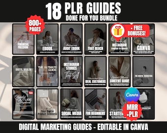 Done For You Bundle, PLR Course Bundle, MRR Course Bundle, Faceless Marketing Guide, Passive Income Bundle, Plr Digital Products, DFY Ebooks
