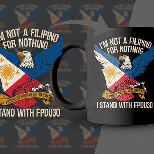 Filipino Pride Design 2025, Philippines Flag Eagle Design, Pro Duterte ...