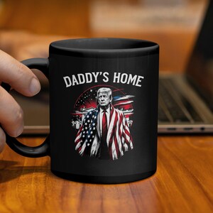 Trump Mug Design 2025, Trump T-Shirt Design 2025, Presidential Digital Art, Patriotic Trump PNG, Digital Download, Trump Artwork