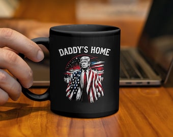 Trump Becher Design 2025, Trump T-Shirt Design 2025, digitale Kunst des Präsidenten, Vaterländischer Trumpf PNG, digitaler Download, Trump Kunstwerk