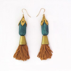 Honey Tassel Earrings