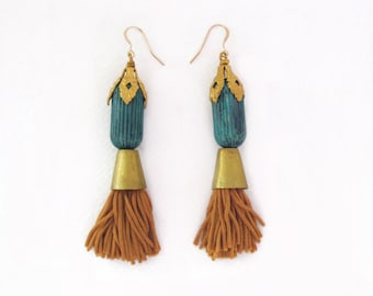 Honey Tassel Earrings