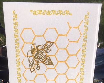 Blessings from The Beeity Paper Card