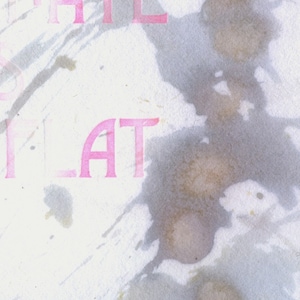 7 Smashed Pomegranate Seeds Dyed Postcard
