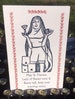 St. Franzia, Lady of Boxed Wine and Bocce Ball Paper Card 
