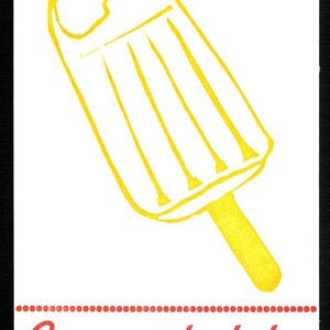 Creamsicle, Baby Postkarte