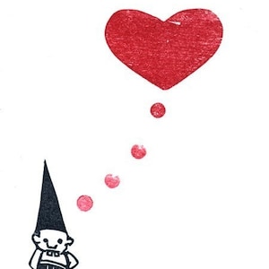 Gnome Love Postkarte