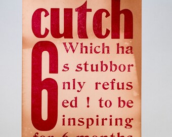 Cutch Dyed Postcard