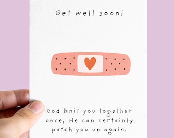 Christian Get Well Card: Scripture-Inspired Encouragement