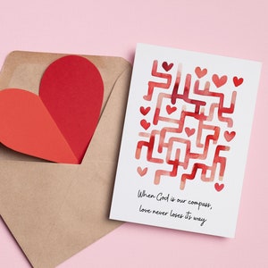 Carte d'amour / Christian/ VALENTINE NO. 1/ Belle et amusante carte de Saint-Valentin, lot de cartes, carte amusante pour anniversaire, cadeau pour petite amie