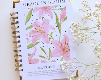 Bible Verse Daily Planner A5 Christian Planner and Bible Study Notebook Sermon Notes Journal Devotional Faith Planner 2026 Mother's Day gift