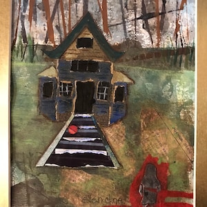 Vacant 11 x 14 Mixed Media On Watercolor Paper