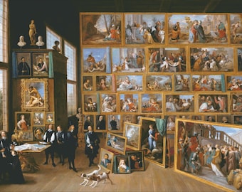 Galeria de Leopold Wilhelm (999x696 pontos), padrão de ponto cruz DMC, pdf/xsd