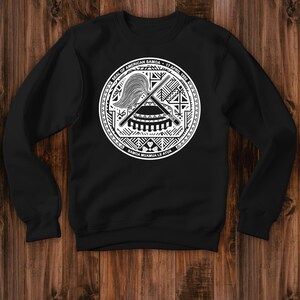 Crewneck Sweatshirt with American Samoa Seal