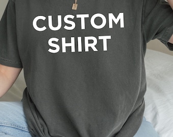 Personalized Custom Shirt: Design Your Own Text or Graphic