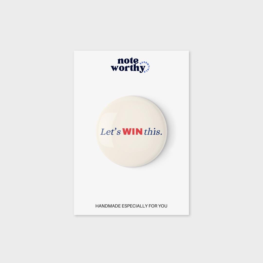 Lets Win This Button Kamala Harris 2024 Button Kamala Harris Pin Kamala ...
