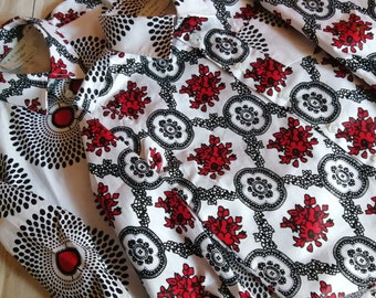 Toddlers baby boys special occasion birthday formal shirt two print African Ankara shirt