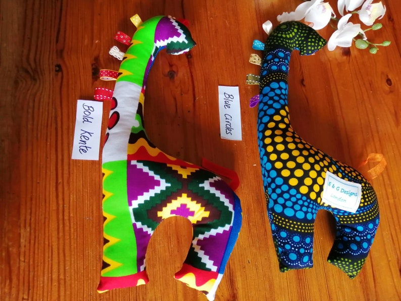 Large Ankara Giraffe main image 1