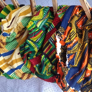 Ethnic African Ankara Kente wax print cotton diaper nappy cover bloomers pants