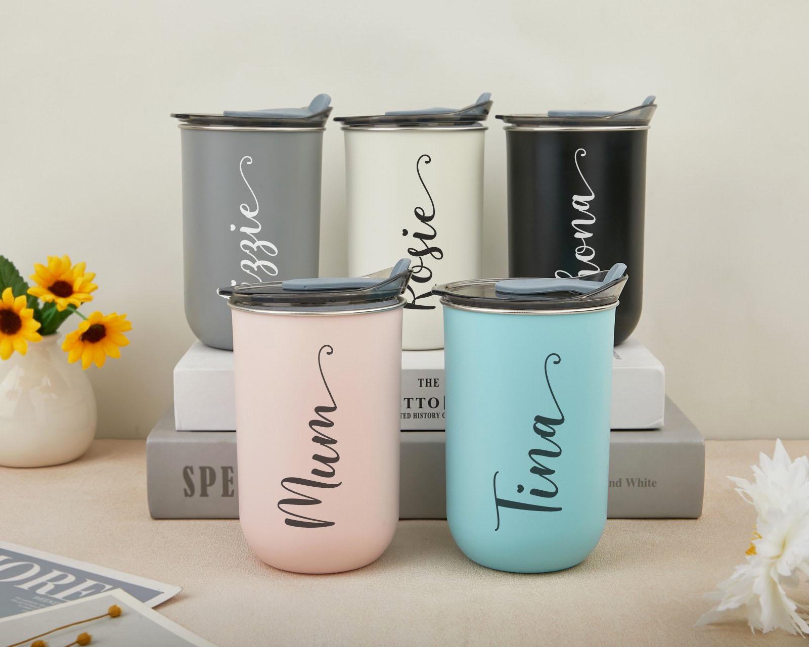 Personalized Stainless Coffee Cup, Personalized Stainless Steel Wine Glasses, Stainless Steel Bottle, Personalized Travel Mug, Birthday Gift
