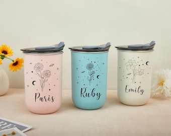 Personalized Stainless Steel Tumblers, Custom Insulated Travel Mugs, Unique Customizable Gifts for Any Occasion, Stainless Steel Coffee Cups