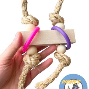 Tootsie Twister| Foot Toy for Medium to Large Birds