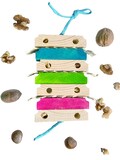 Nut-Stash Forager| Fun Natural Foraging Toys for Small to Medium Parrots
