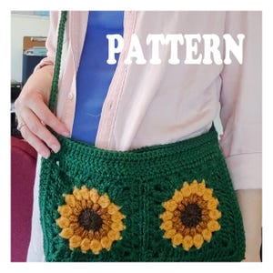 Sunflower Rectangle Bag Pattern