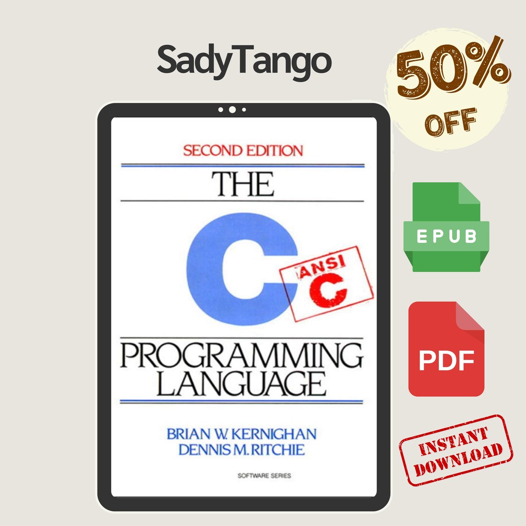 C Programming Language, 2nd Edition - Etsy