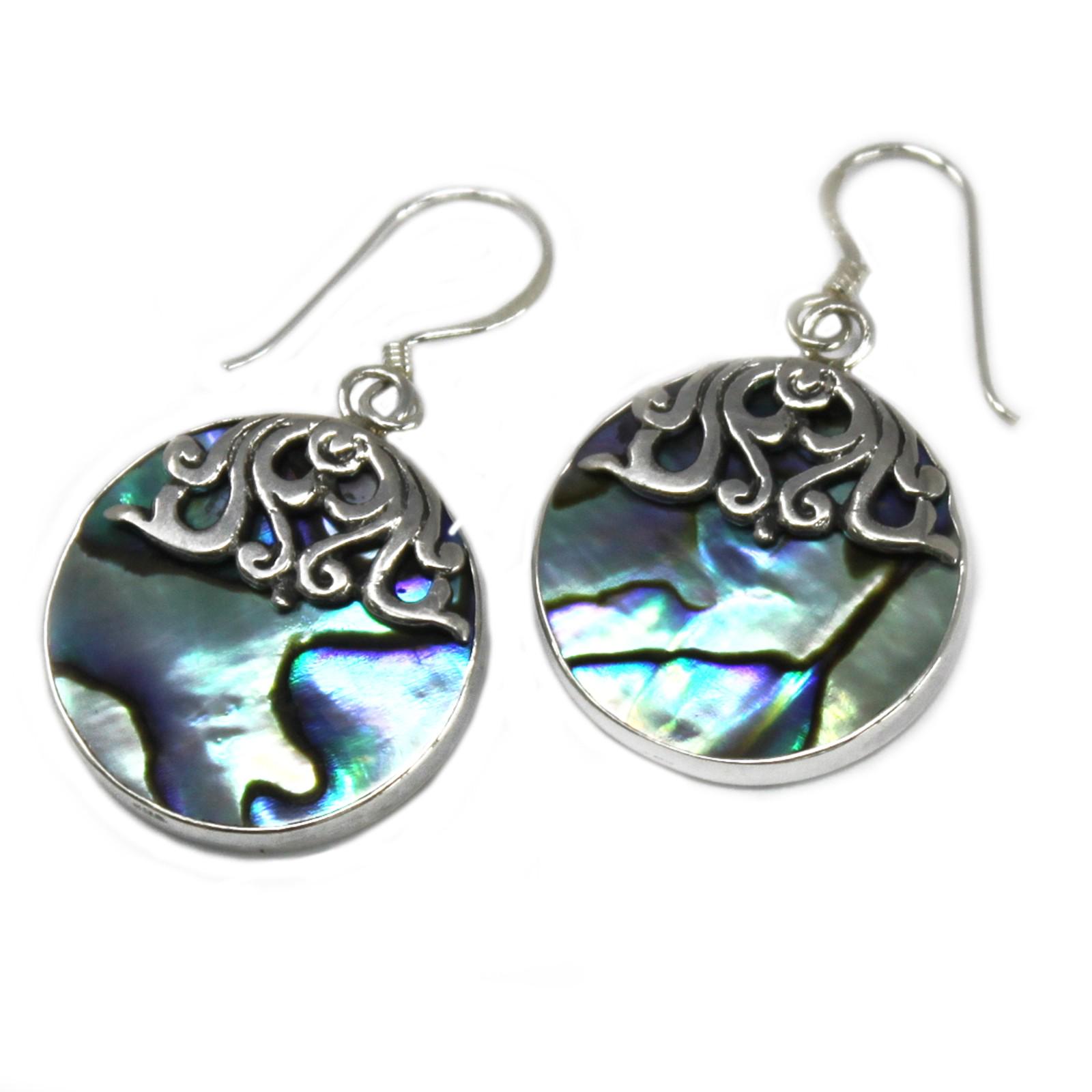 Orecchini A Forma Di Nota Musicale Cupenda In Argento 925 – Con Inserto In Conchiglia Abalone – Ipoallergenici, Senza Nichel, Con Scatola Regalo - 2