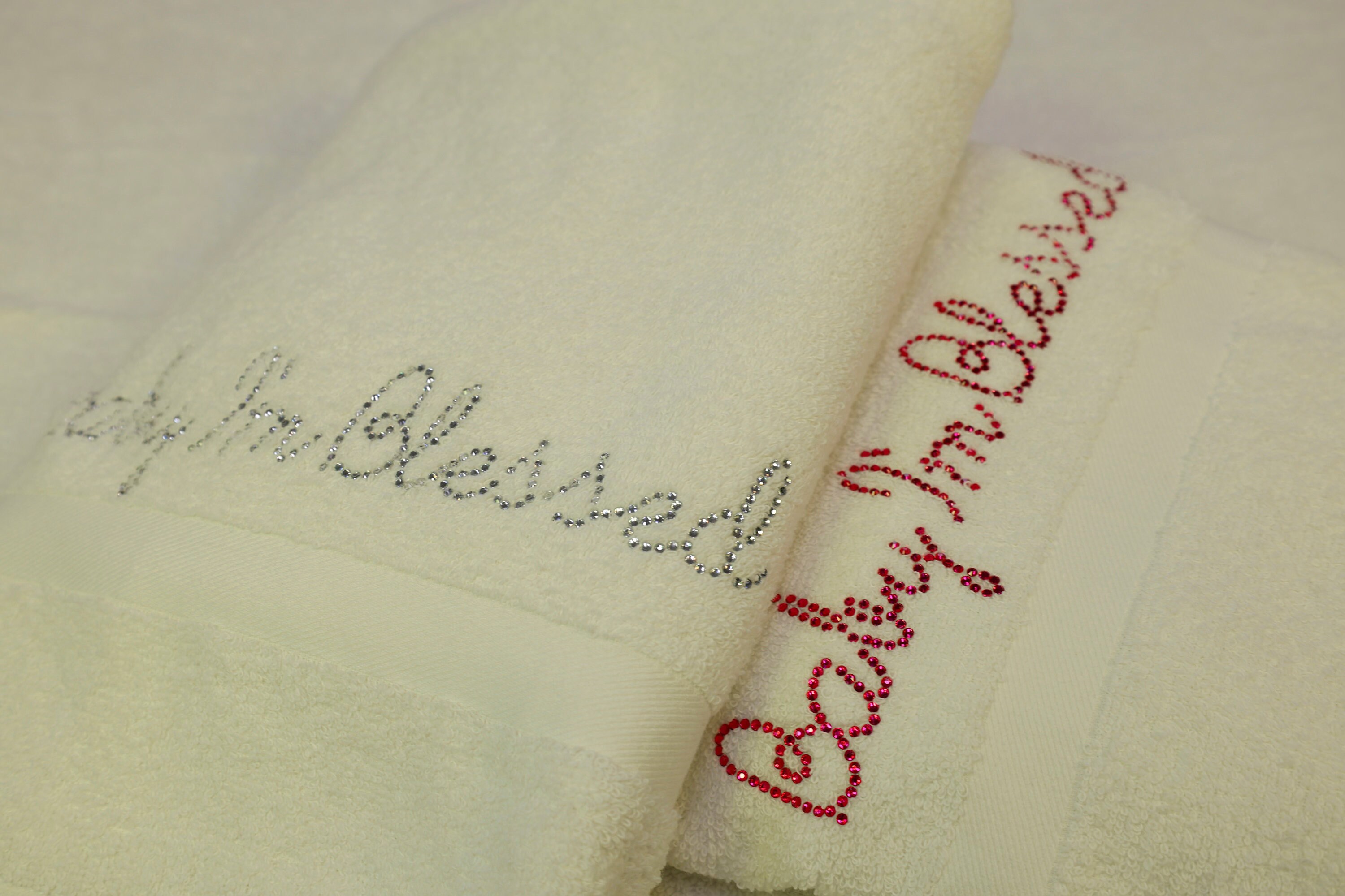 Bling hand towels hotsell