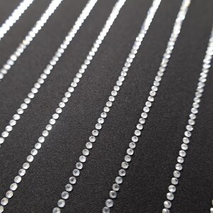 SS10 Straight Line Rhinestone Sheet, Ready to Press SS10 Hot-fix ...