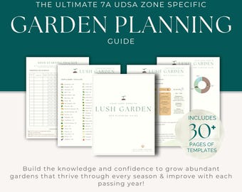 Zone 7A Garden Planner: Year-Round Planting Guide and Templates (PDF Download)