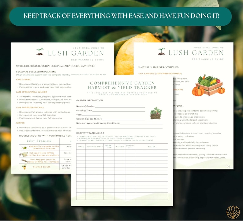 Zone 9b Planting Guide.pdf Zone 9B Garden Planner: Year-round Planting Guide and Templates (PDF ...