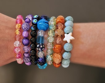 Pulseras de cuentas pequeñas