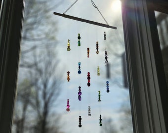 Large Beaded Suncatcher or Wall Hanging