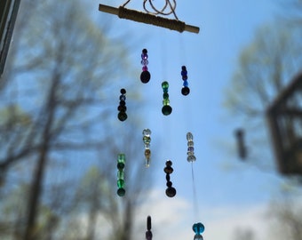 Small Beaded Suncatcher or Wall Hanging