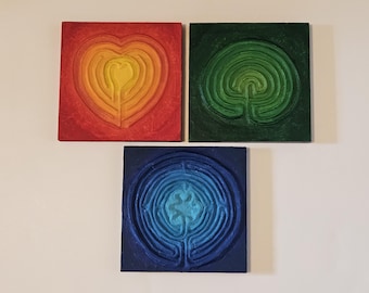 Arte del laberinto de dedos