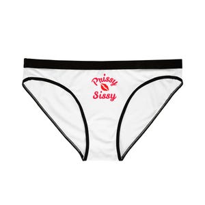 Prissy Sissy Panties, Femboy Lingerie, Sissy Kink Underwear, Crossdressing Panties, Submissive Lingerie for Men & All Genders, Flirty Sissy