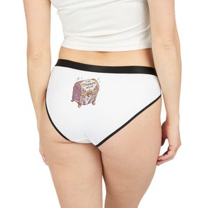 Tiny Treasure Inside White - Humiliation Underwear for Small Penis Men | Funny & Playful, SPH, SPH Kink, Small Penis Humiliation, Sissy