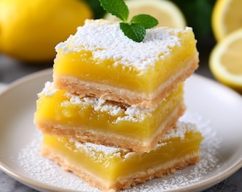 Best Recipe for Gooey Lemon Bars/Treats and Desserts/Cookies/Gourmet Bars